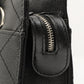 Chanel Around 1998 Made Caviar Skin Turn-Lock Chain Top Handle Bag Black