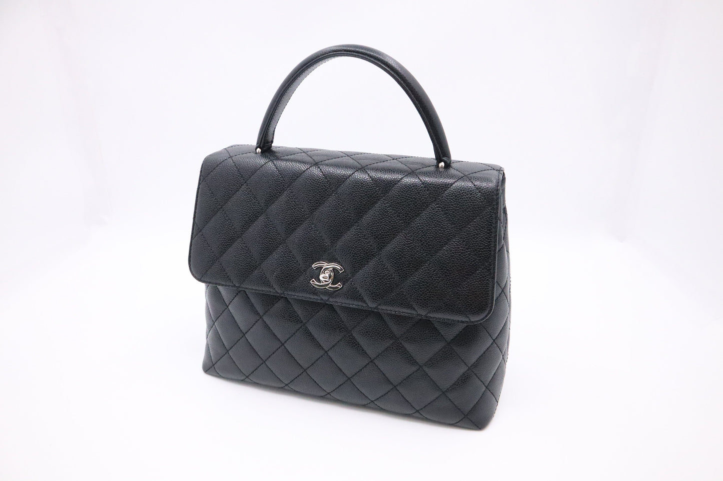 Chanel Kelly in Black Caviar Leather