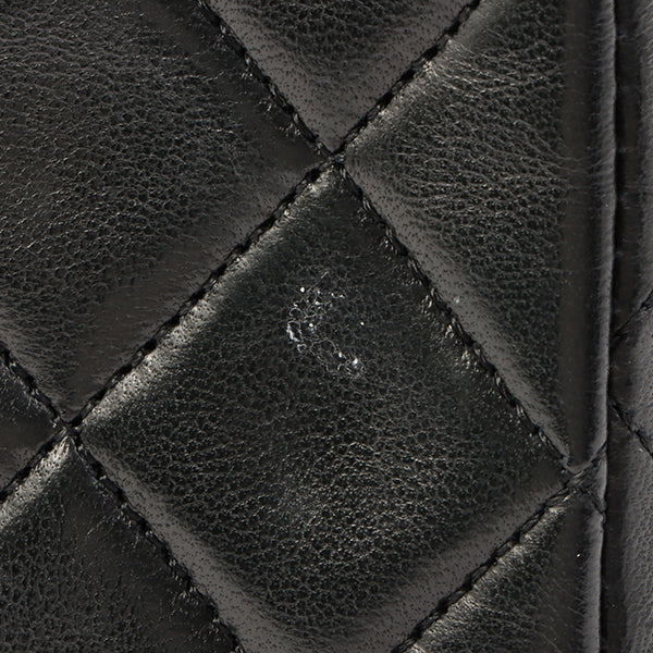 Chanel Around 1990 Made Full Flap Chain Bag 23Cm Black