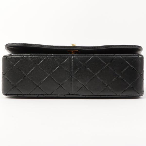 Chanel Around 1990 Made Full Flap Chain Bag 23Cm Black