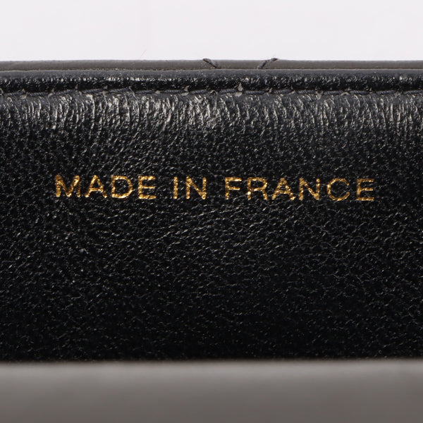 Chanel Around 1997 Made Classic Flap Chain Bag Jumbo Black