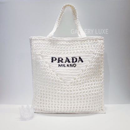 No.3384-Prada Raffia Tote Bag (Un d / ????)