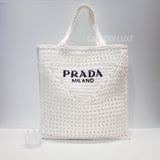 No.3384-Prada Raffia Tote Bag (Un d / ????)
