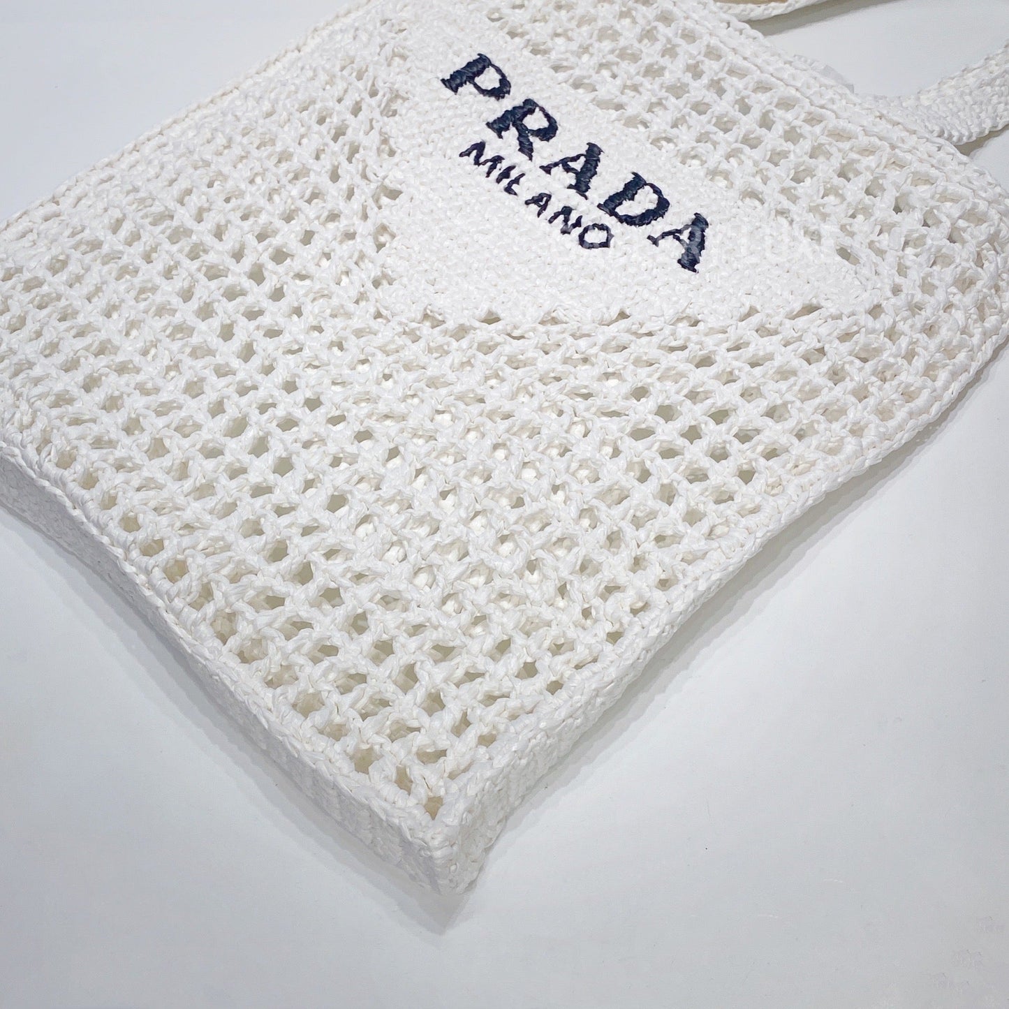 No.3384-Prada Raffia Tote Bag (Un d / ????)