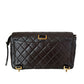Chanel Chocolate Brown Lambskin Leather Shoulder Flap Blackpack   Gold HW