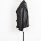 PRADA Biker Jacket Leather Black