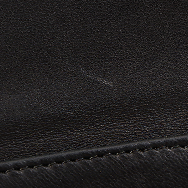 Chanel  Made Cc Mark Stitch Ribbon Chain Shoulder Bag Black