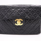 Chanel Maxi Flap in Black Mattelassé Leather