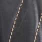 Chanel Around 2003 Made Bicolor Straight Flap Turn-Lock Chain Bag Black/Beige