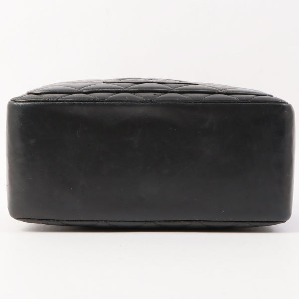 Chanel Around 2000 Made Cc Mark Stitch Top Handle Bag Mini Black