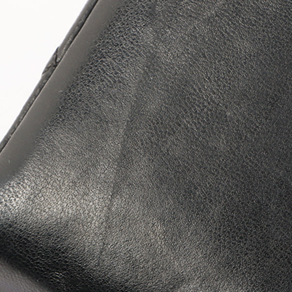 Chanel Around 2000 Made Cc Mark Stitch Top Handle Bag Mini Black