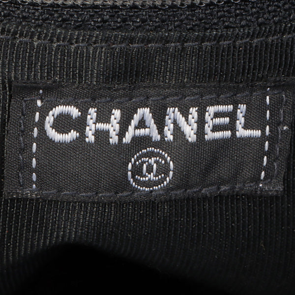 Chanel Around 2000 Made Cc Mark Stitch Top Handle Bag Mini Black