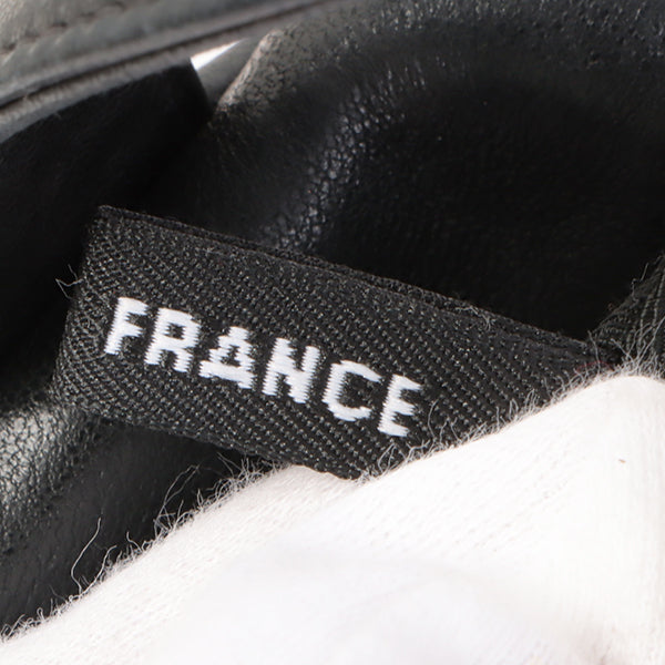 Chanel Around 2000 Made Cc Mark Stitch Top Handle Bag Mini Black