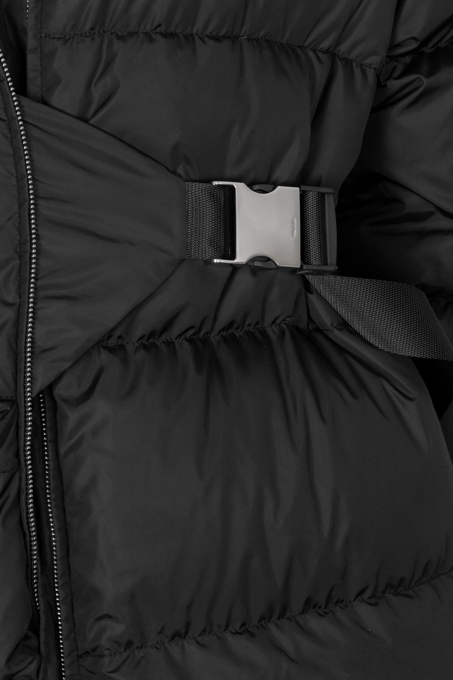PRADA Re-Nylon Down Coat Black
