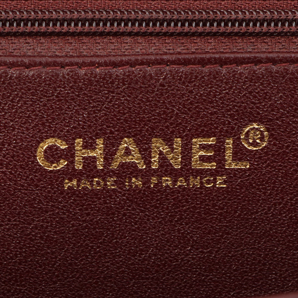 Chanel Around 2002 Made Turn-Lock Chain Bag Black