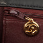 Chanel Around 2002 Made Turn-Lock Chain Bag Black