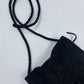 Prada Black Suede Fringed Bag