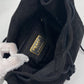 Prada Black Suede Fringed Bag