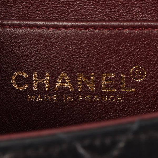 CHANEL Around 2000 Made Classic Flap Chain Bag Jumbo Black