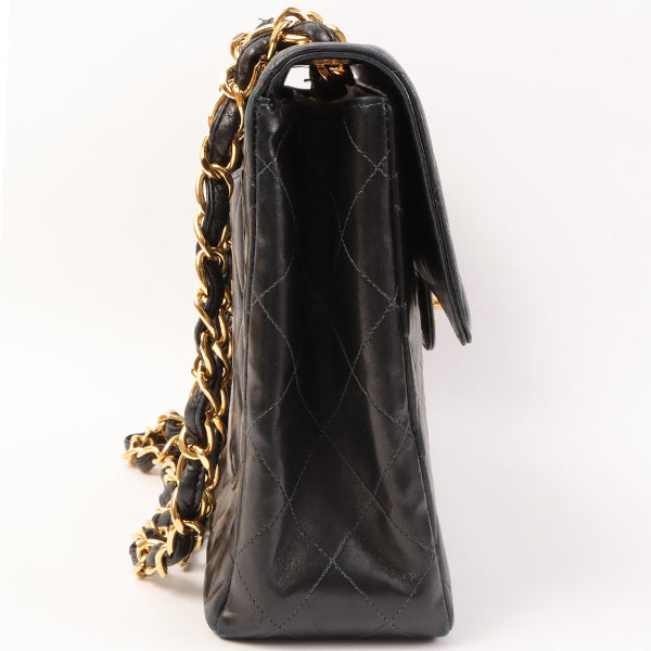 CHANEL Around 2000 Made Classic Flap Chain Bag Jumbo Black