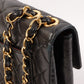 CHANEL Around 2000 Made Classic Flap Chain Bag Jumbo Black