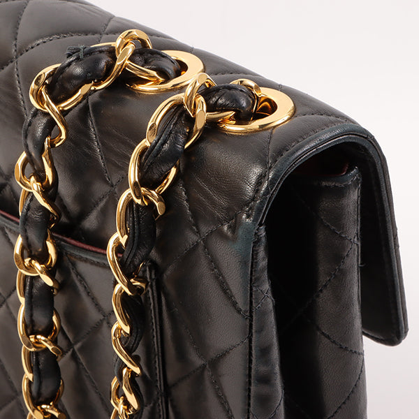 CHANEL Around 2000 Made Classic Flap Chain Bag Jumbo Black