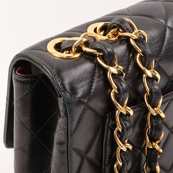 CHANEL Around 2000 Made Classic Flap Chain Bag Jumbo Black