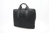Hermes Acapulco Ordinateur Briefcase in Black Canvas