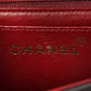Chanel Around 1995 Made Classic Flap Handbag With Micro Bag Black