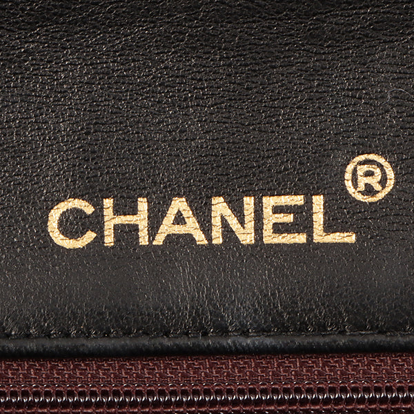 Chanel Around 1990 Made Full Flap Chain Bag 23Cm Black