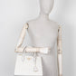 PRADA Paradigm Crossbody Bag Saffiano White