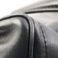 Chanel Around 2003 Made Chocolate Bar Logo Plate Top Handle Bag Black