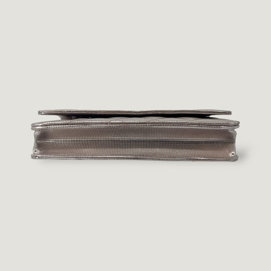 CHANEL WALLET ON CHAIN | METALLIC PIXEL EFFECT