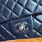 Chanel Classic Flap Rectangular Mini Midnight Navy Lambskin 2012