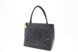 Chanel Medallion Tote in Black Caviar Leather