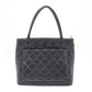Chanel Medallion Tote in Black Caviar Leather