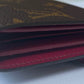 Louis Vuitton Monogram/ Fuchsia Victorine Wallet