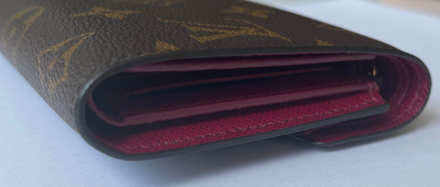 Louis Vuitton Monogram/ Fuchsia Victorine Wallet