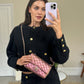 Chanel Mini Rectangular Bag in Iridescent Rainbow Metallic Lambskin Leather and Champagne Gold Hardware