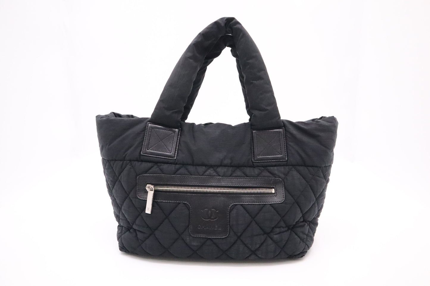 Chanel Cocoon Handbag in Black Nylon