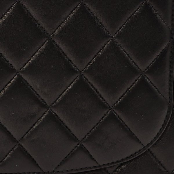 Chanel Around 1997 Made Classic Flap Chain Bag Jumbo Black