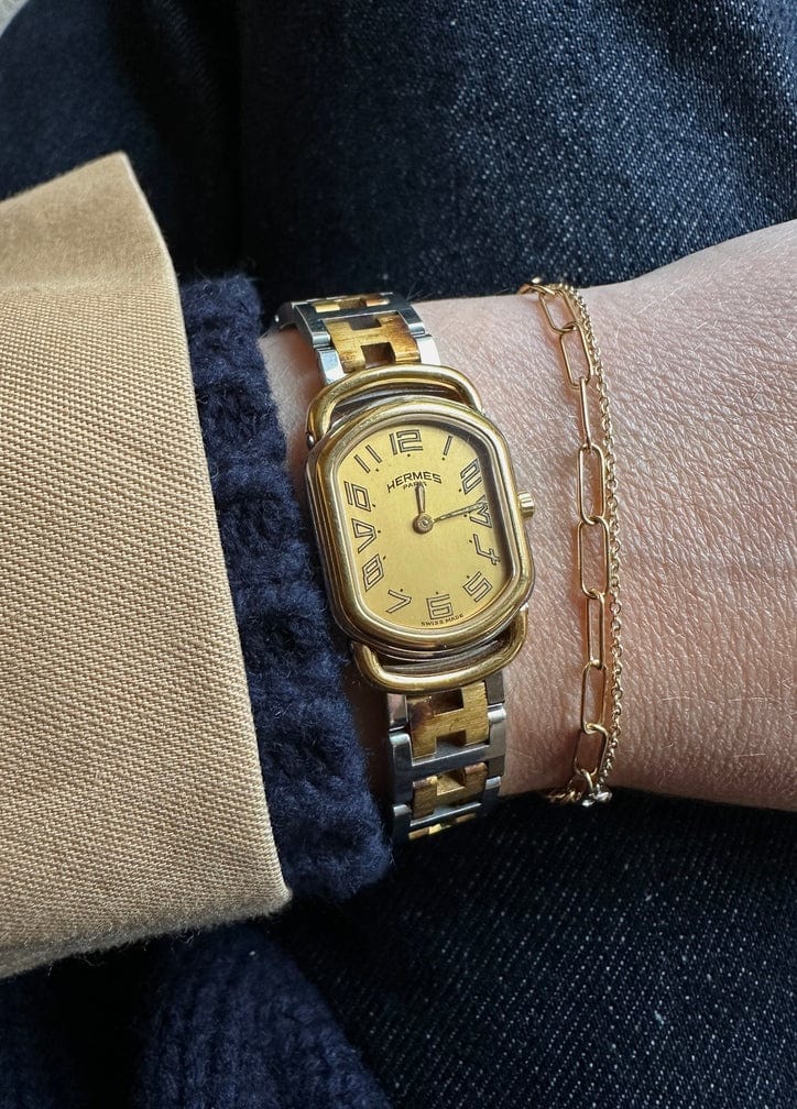Hermès Rallye Gold Plated Watch