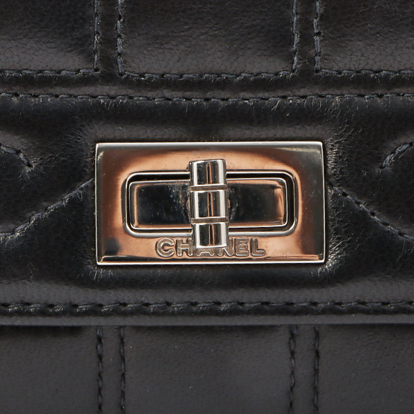 Chanel Around 2000 Made Chocolate Bar 2.55 Mini Chain Bag Black