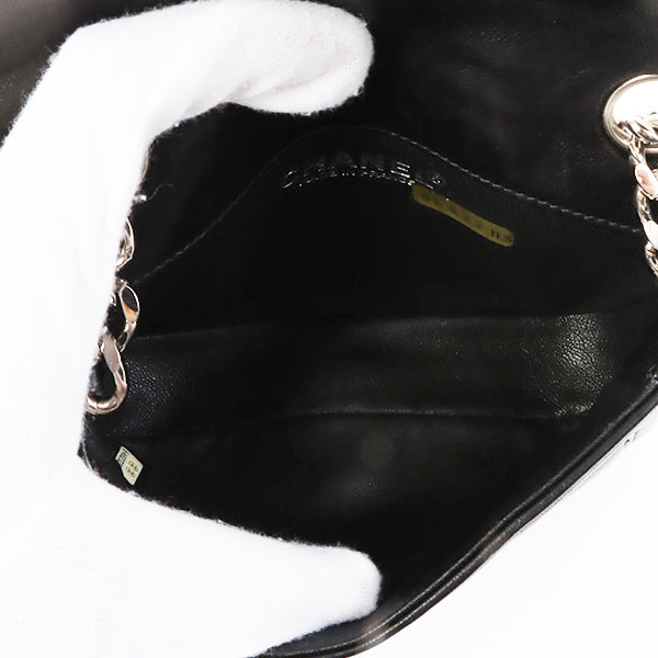 Chanel Around 2000 Made Chocolate Bar 2.55 Mini Chain Bag Black