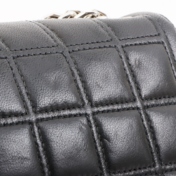 Chanel Around 2000 Made Chocolate Bar 2.55 Mini Chain Bag Black