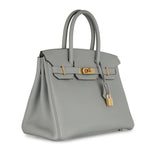 Birkin 30 - Gris Mouette Togo GHW