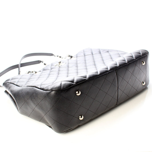 Chanel CC Shopping Tote Large Lambskin Bag