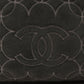 Chanel Around 2005 Made Mouton Cc Mark Stitch Shoulder Bag Black