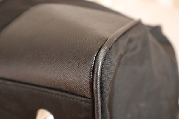 Prada Black Travel Top Handle Bag