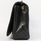 Chanel Around 1990 Made Full Flap Chain Bag 23Cm Black
